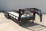 PJ Trailers 24'x83" Gooseneck Angle Pipetop Equipment Trailer (P8) Stock #87572 - Thumbnail 1