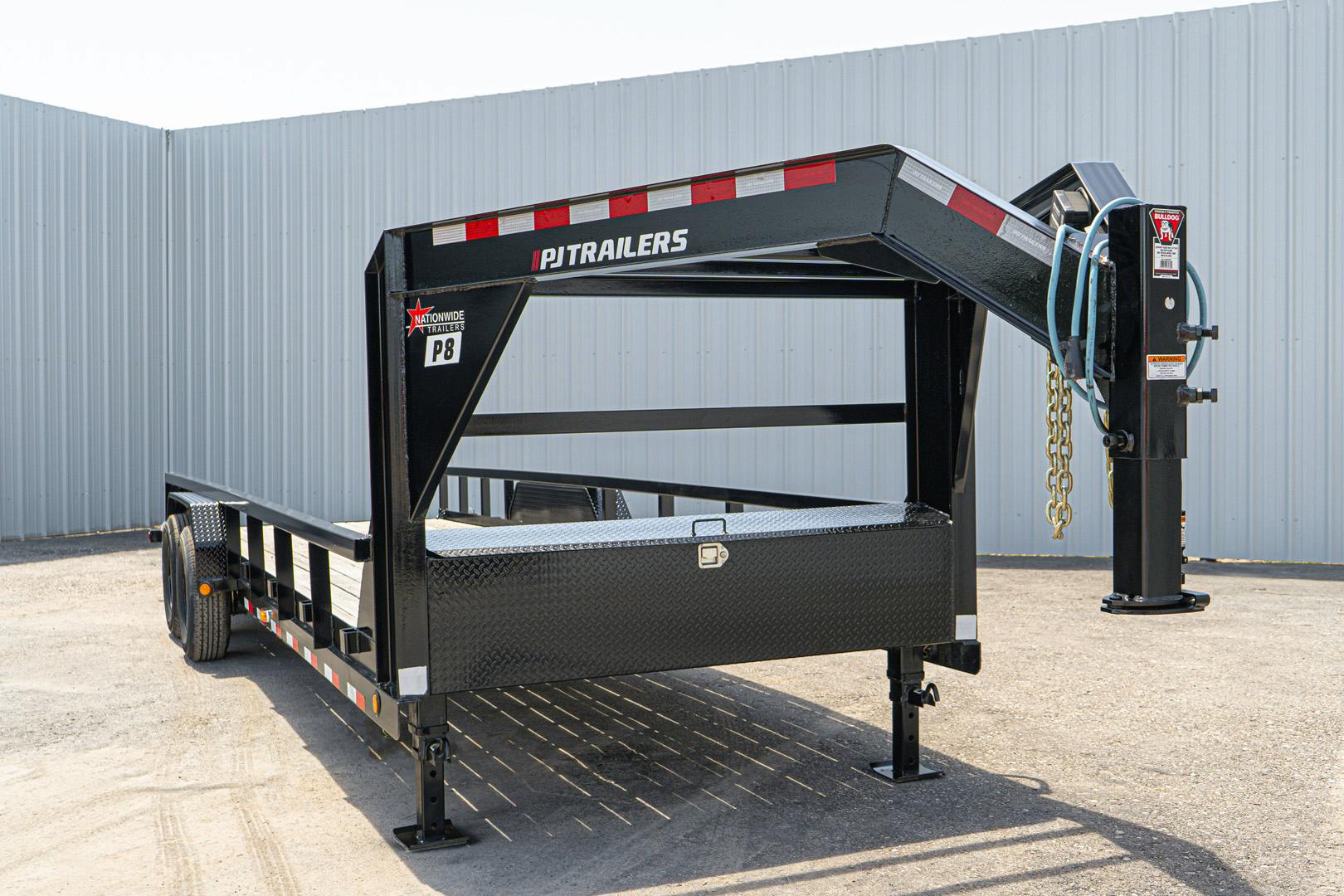 PJ Trailers 24'x83" Gooseneck Angle Pipetop Equipment Trailer (P8) - Stock #87572 - Image 22 of 22