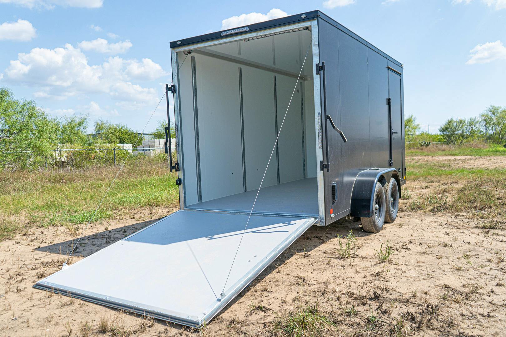 CellTech 7'x14' All-Steel Enclosed Cargo Trailer w/ Rear Ramp Door (C2) - Stock #87577 - Image 12 of 17