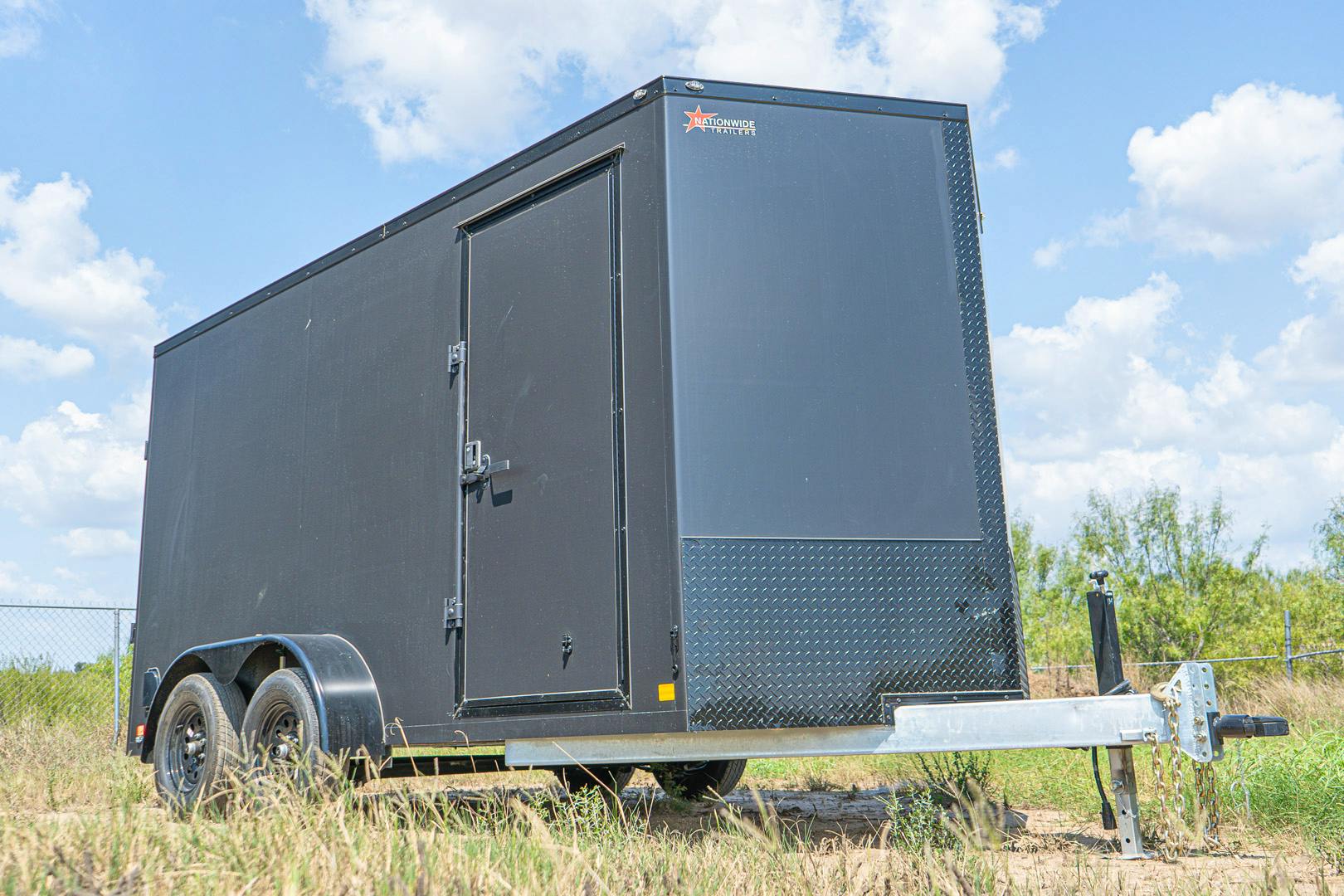 CellTech 7'x14' All-Steel Enclosed Cargo Trailer w/ Rear Ramp Door (C2) - Stock #87577 - Image 2 of 17