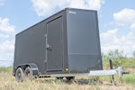 CellTech 7'x14' All-Steel Enclosed Cargo Trailer w/ Rear Ramp Door (C2) Stock #87577 - Thumbnail 2