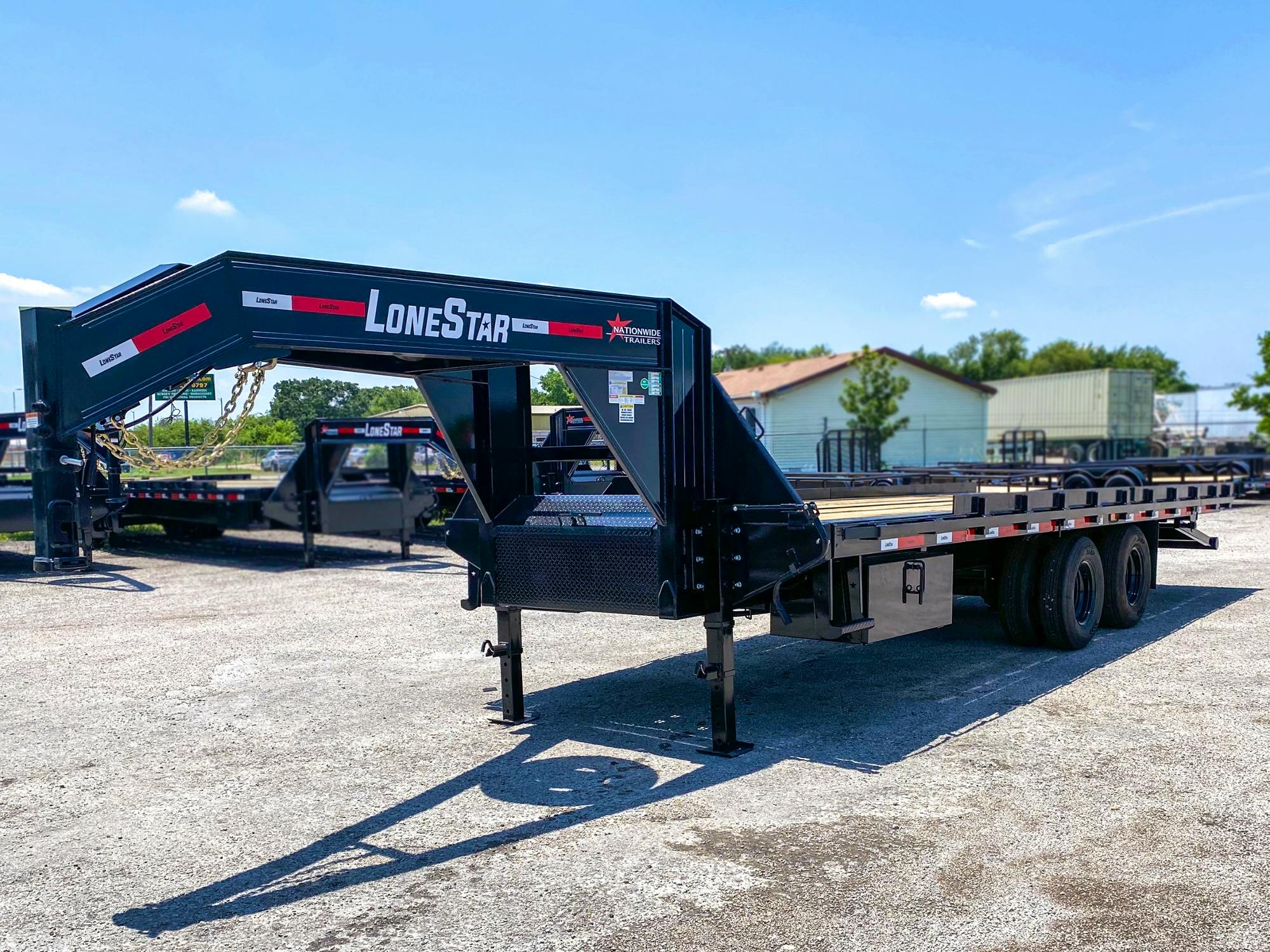 LoneStar 24'x102" Full Tilt Shipping Container Trailer w/ Duals (TC) - Stock #87580 - Image 6 of 11