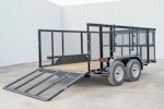 Texas Bragg 12'x83" Landscape Trailer w/ 4' Sides & 4' Gate (L2) Stock #87599 - Thumbnail 15