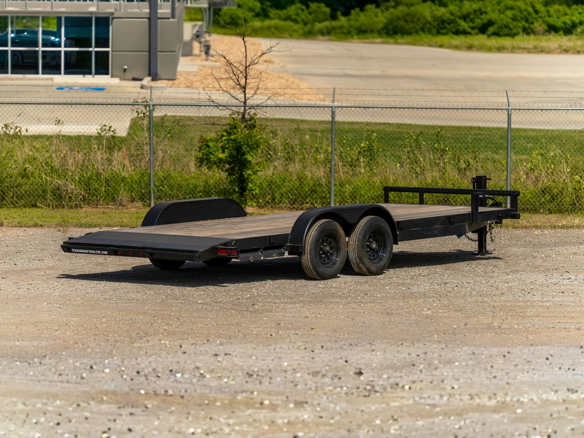 Texas Bragg 18'x83" Car Trailer w/ 2' Dovetail - Stock #87600 - Image 2 of 4