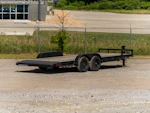 Texas Bragg 18'x83" Car Trailer w/ 2' Dovetail Stock #87600 - Thumbnail 2