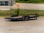 Texas Bragg 18'x83" Car Trailer w/ 2' Dovetail Stock #87600 - Thumbnail 2