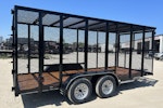 Texas Bragg 16'x77" Landscape Trash Trailer w/ Tandem Axle (LT) Stock #87603 - Thumbnail 3