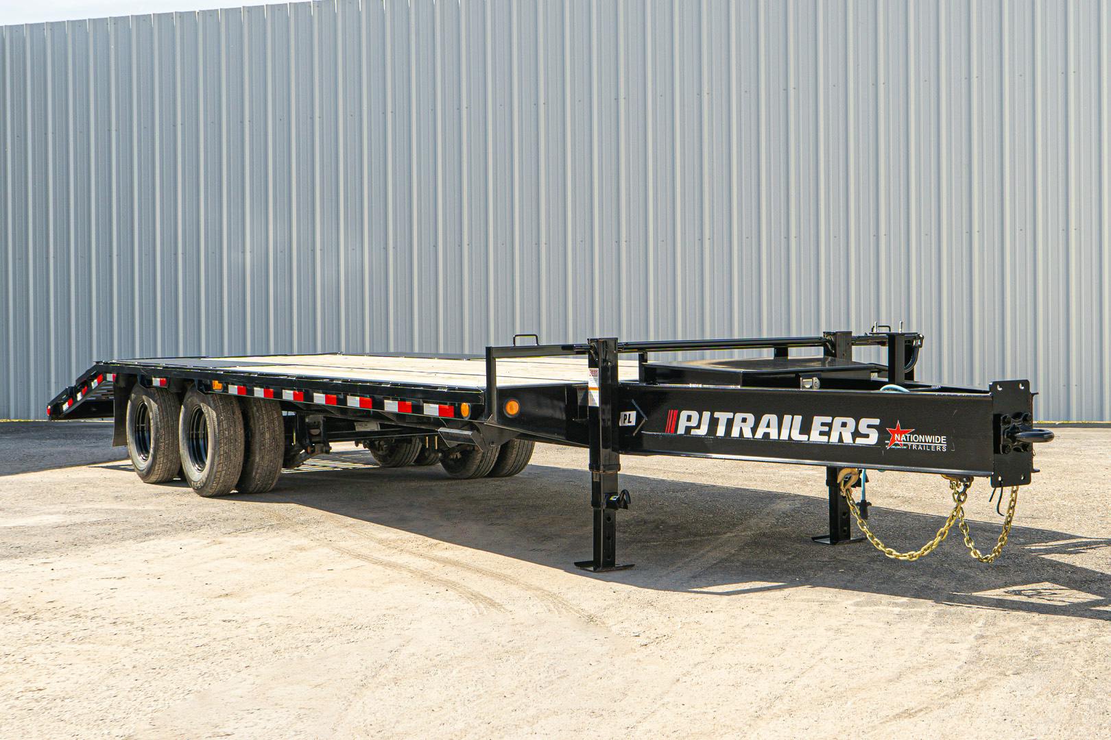 PJ Trailers 25'x102" Low Pro Pintle Flatbed Trailer w/ Duals (PL) - Image 2