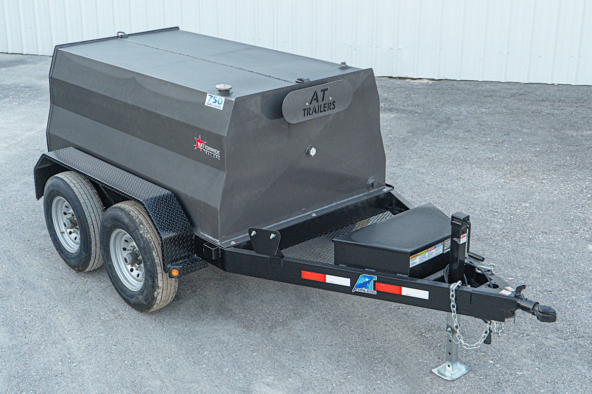 AT Trailers 8'x60" 750 Gallon Fuel Tank Trailer (SF) - Stock #87618 - Image 1 of 1 AT Trailers 8'x60" 750 Gallon Fuel Tank Trailer (SF) - Stock #87618 - Image 1 of 1