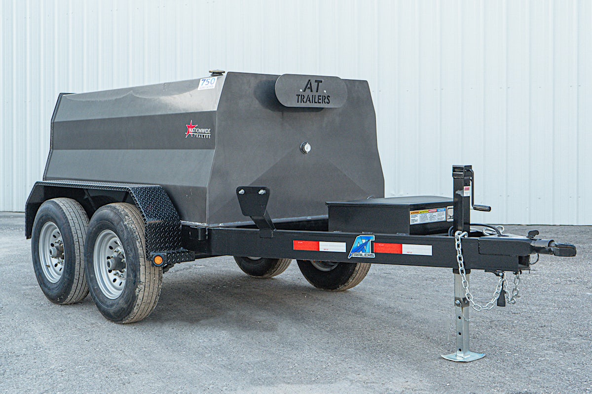 AT Trailers 8'x60" 750 Gallon Fuel Tank Trailer (SF) - Stock #87618 - Image 2 of 18 AT Trailers 8'x60" 750 Gallon Fuel Tank Trailer (SF) - Stock #87618 - Image 2 of 18