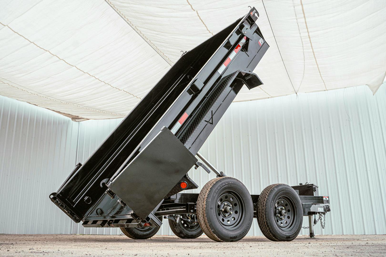 PJ Trailers 10'x60" Hydraulic Dump Trailer w/ 18" Sides (D5) - Stock #87630 - Image 21 of 26