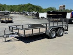 Texas Bragg 14'x83" Utility Trailer w/ 3' Gate & 2' Dovetail (U2) Stock #87636 - Thumbnail 1