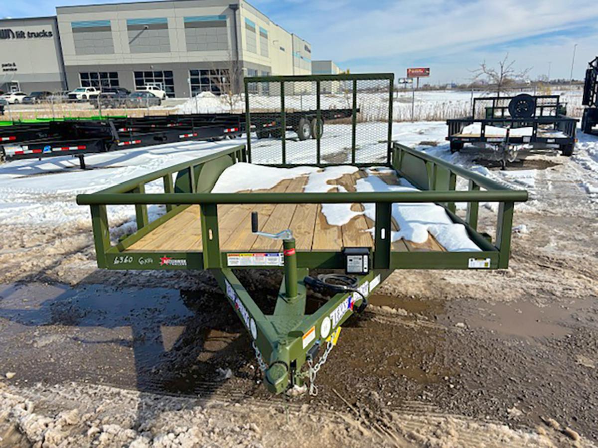 Texas Bragg 14'x83" Utility Trailer w/ 4' Gate (U2)