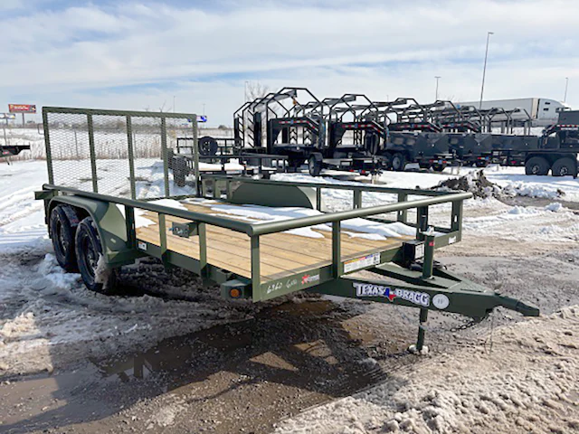 Texas Bragg 14'x83" Utility Trailer w/ 4' Gate (U2)