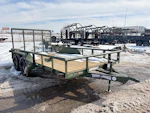 Texas Bragg 14'x83" Utility Trailer w/ 4' Gate (U2) Stock #87637 - Thumbnail 1