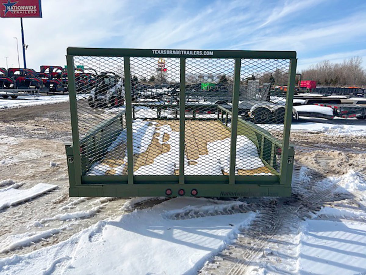 Texas Bragg 14'x83" Utility Trailer w/ 4' Gate (U2) - Stock #87637 - Image 4 of 6