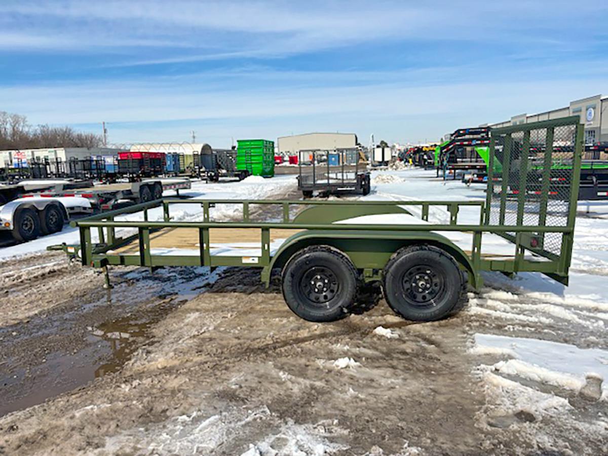 Texas Bragg 14'x83" Utility Trailer w/ 4' Gate (U2)