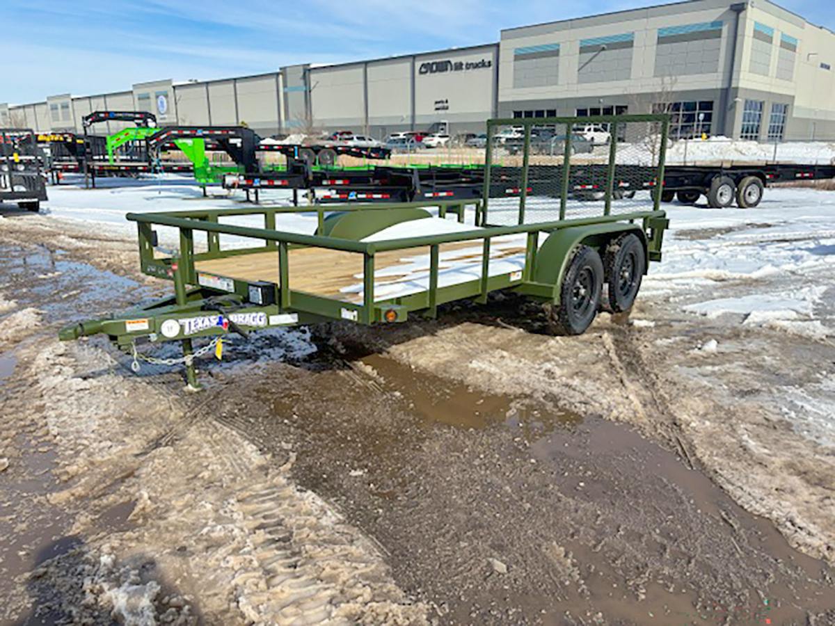 Texas Bragg 14'x83" Utility Trailer w/ 4' Gate (U2)