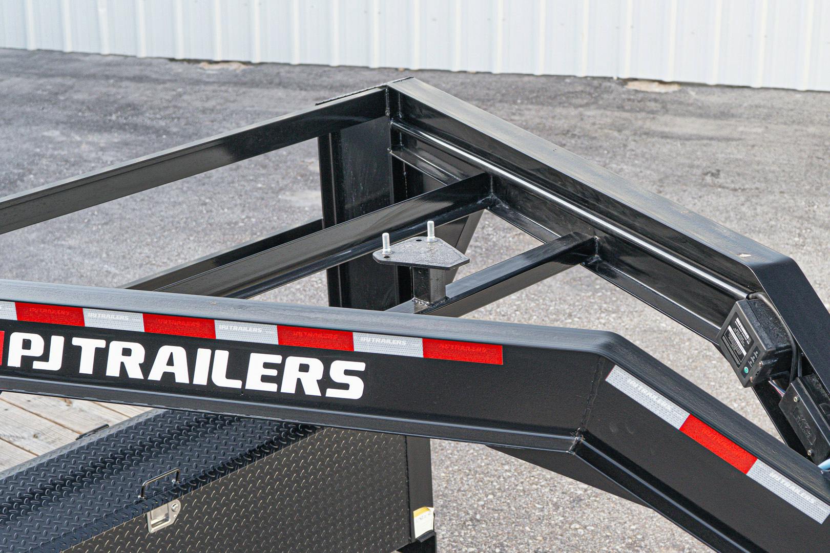 PJ Trailers 24'x82" Gooseneck 6" Channel Equipment Gravity Tilt Trailer (T6) - Stock #87638 - Image 8 of 21