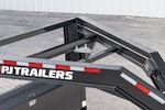 PJ Trailers 24'x82" Gooseneck 6" Channel Equipment Gravity Tilt Trailer (T6) Stock #87638 - Thumbnail 8