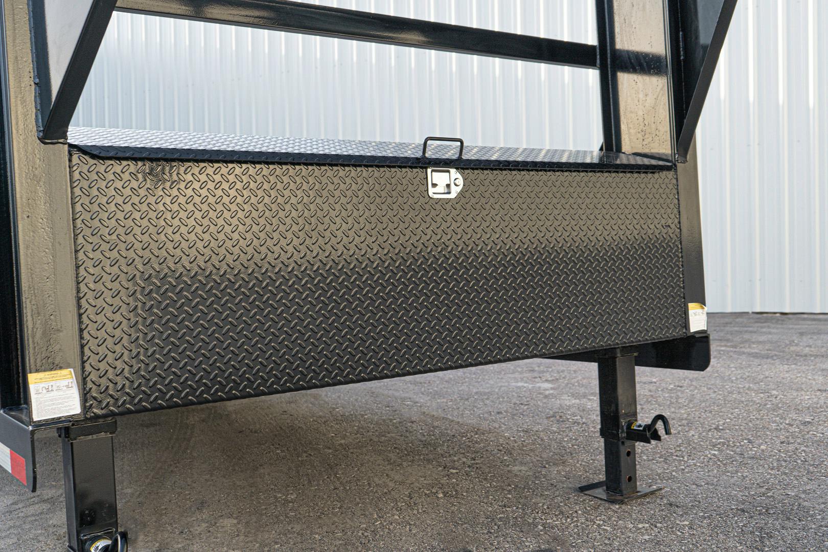 PJ Trailers 24'x82" Gooseneck 6" Channel Equipment Gravity Tilt Trailer (T6) - Stock #87638 - Image 11 of 21