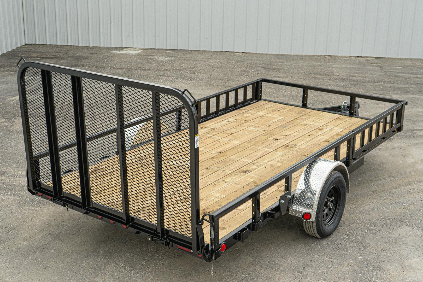 PJ Trailers 14'x83" Single Axle 4" Channel Utility Trailer (U8) - Stock #87640 - Image 14 of 19