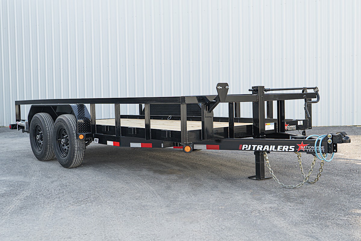 PJ Trailers 20'x83" Angle Pipetop Equipment Trailer (P8) - Stock #87642 - Image 2 of 15 PJ Trailers 20'x83" Angle Pipetop Equipment Trailer (P8) - Stock #87642 - Image 2 of 15
