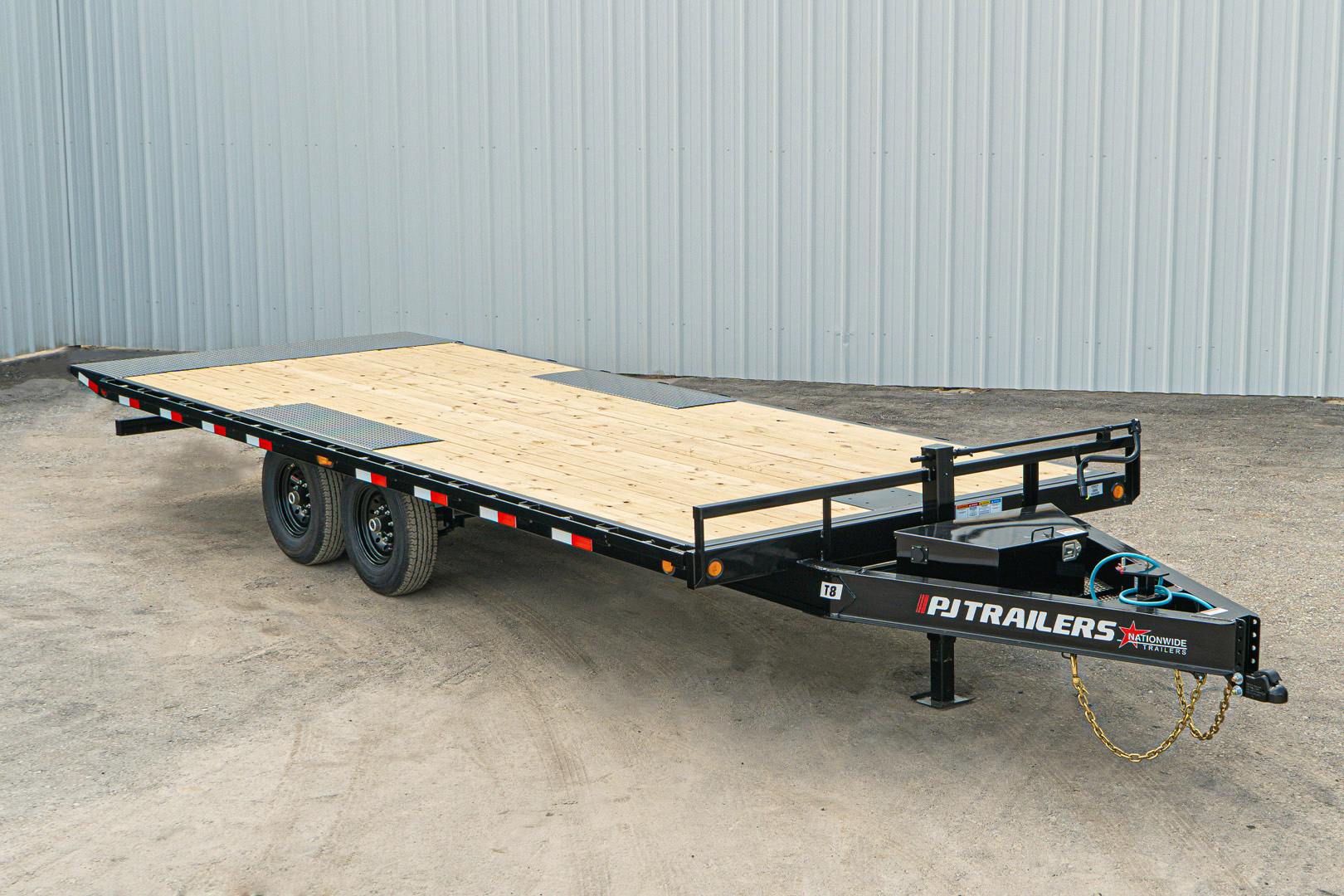 PJ Trailers 22'x102" Deckover Power Tilt Trailer (T8) - Stock #87643 - Image 2 of 22