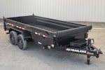 PJ Trailers 16'x83" Low Pro Dump Trailer w/ 2' Sides (DL) Stock #87653 - Thumbnail 2