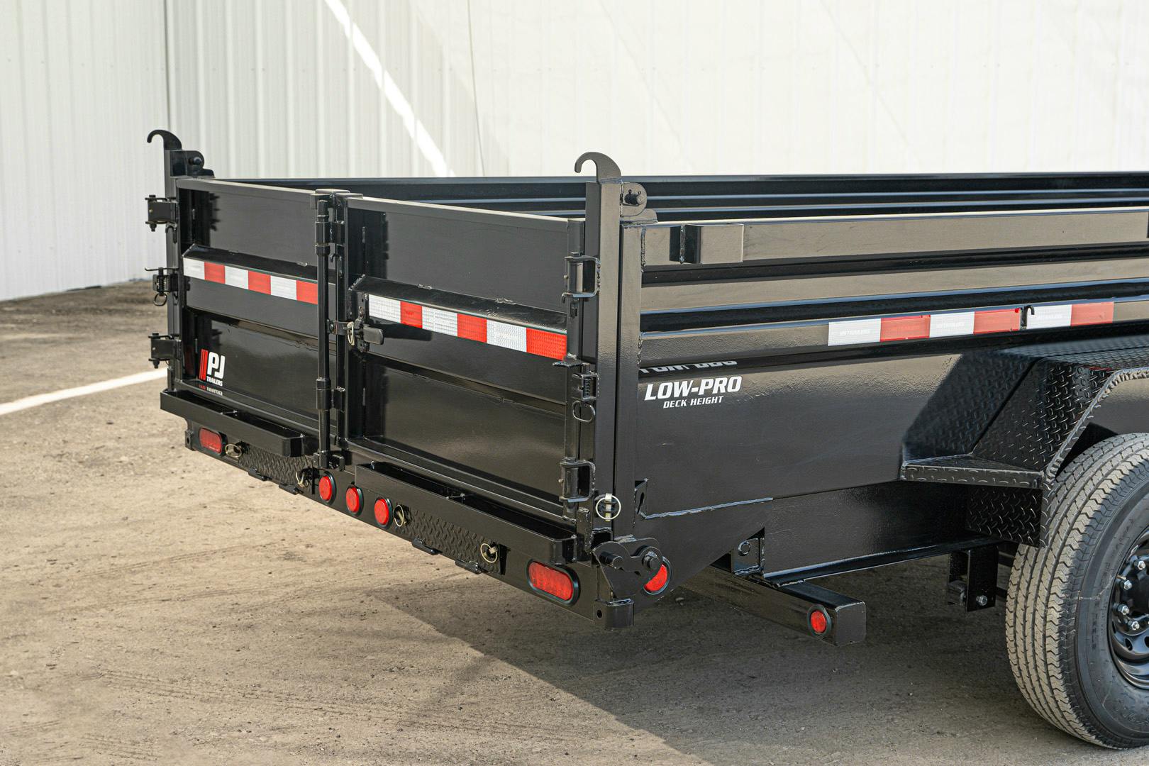 PJ Trailers 16'x83" Low Pro Dump Trailer w/ 2' Sides (DL) - Stock #87653 - Image 10 of 20