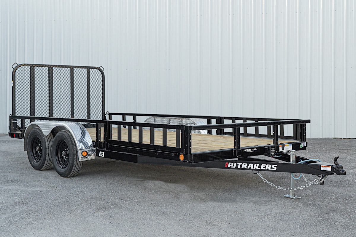 PJ Trailers 20'x83" Tandem Axle 4" Channel Utility Trailer (UL) - Stock #87654 - Image 3 of 18 PJ Trailers 20'x83" Tandem Axle 4" Channel Utility Trailer (UL) - Stock #87654 - Image 3 of 18