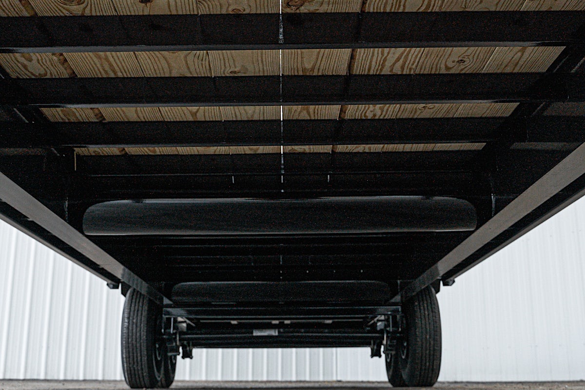 PJ Trailers 32'x102" Gooseneck Low Pro Flatbed Trailer w/ Singles (LS) - Stock #87655 - Image 7 of 16 PJ Trailers 32'x102" Gooseneck Low Pro Flatbed Trailer w/ Singles (LS) - Stock #87655 - Image 7 of 16