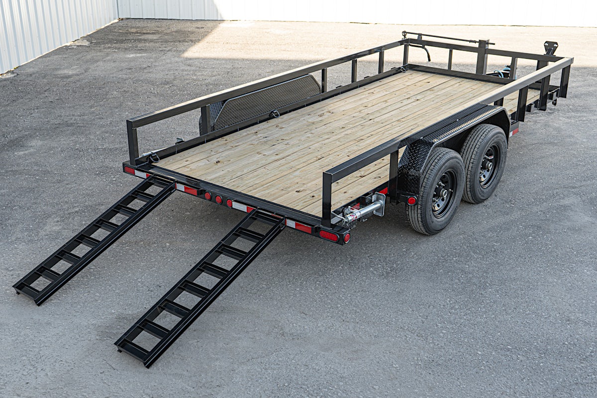 PJ Trailers 16'x83" Angle Pipetop Equipment Trailer (P8) - Stock #87656 - Image 13 of 15 PJ Trailers 16'x83" Angle Pipetop Equipment Trailer (P8) - Stock #87656 - Image 13 of 15