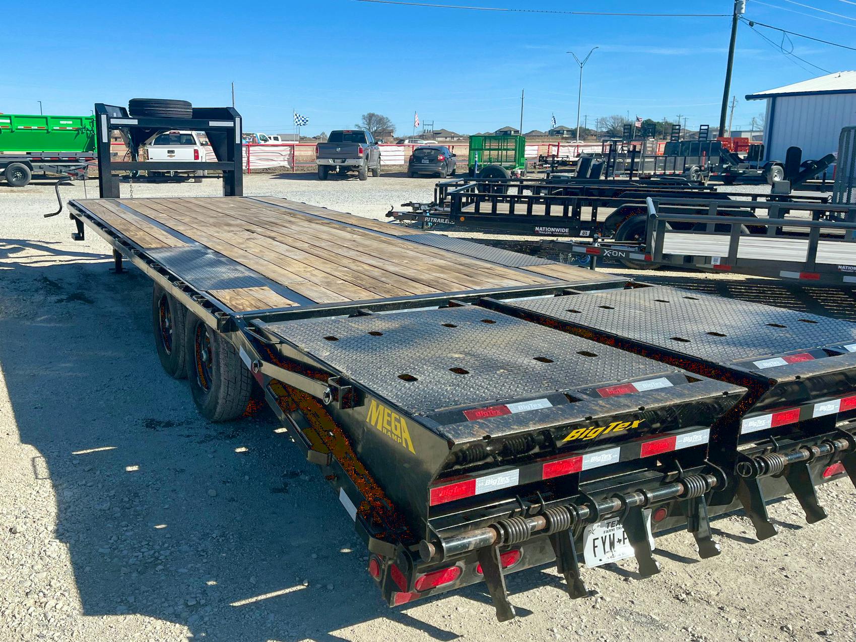 Big Tex USED 20'x102" Flatbed Trailer w/ 5ft Dovetail - Stock #87659 - Image 5 of 5
