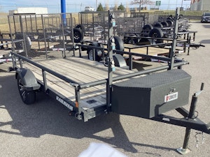 Karavan USED 12'x72" Utility Trailer w/ 4' Gate