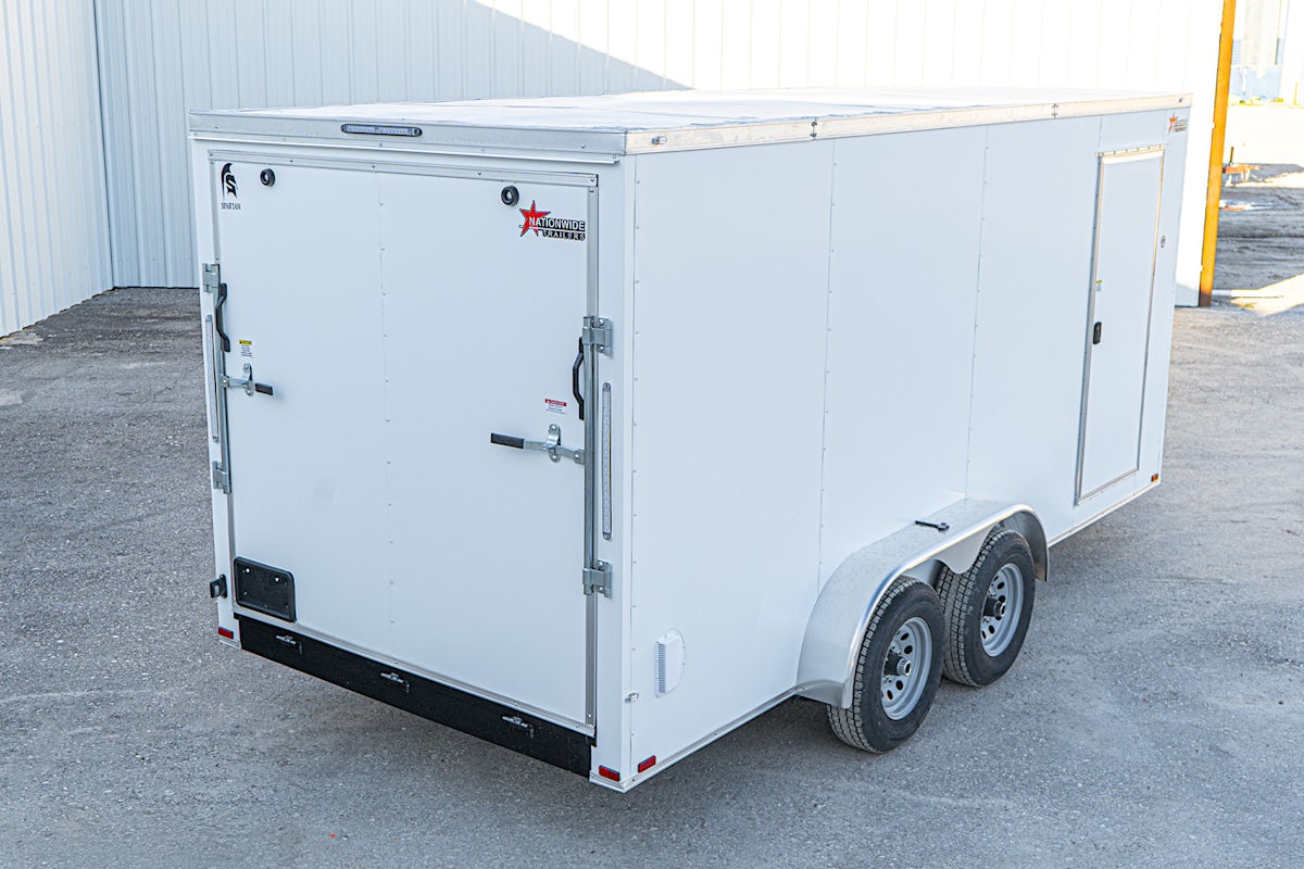 Spartan 7'x16' Enclosed Cargo Trailer w/ Rear Ramp Door (C2) - Stock #87662 - Image 13 of 19 Spartan 7'x16' Enclosed Cargo Trailer w/ Rear Ramp Door (C2) - Stock #87662 - Image 13 of 19