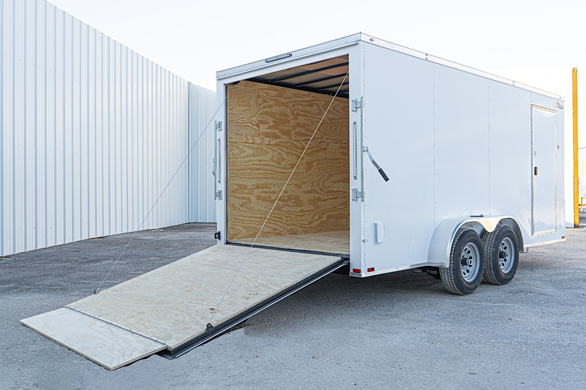 Spartan 7'x16' Enclosed Cargo Trailer w/ Rear Ramp Door (C2) - Stock #87662 - Image 15 of 19 Spartan 7'x16' Enclosed Cargo Trailer w/ Rear Ramp Door (C2) - Stock #87662 - Image 15 of 19