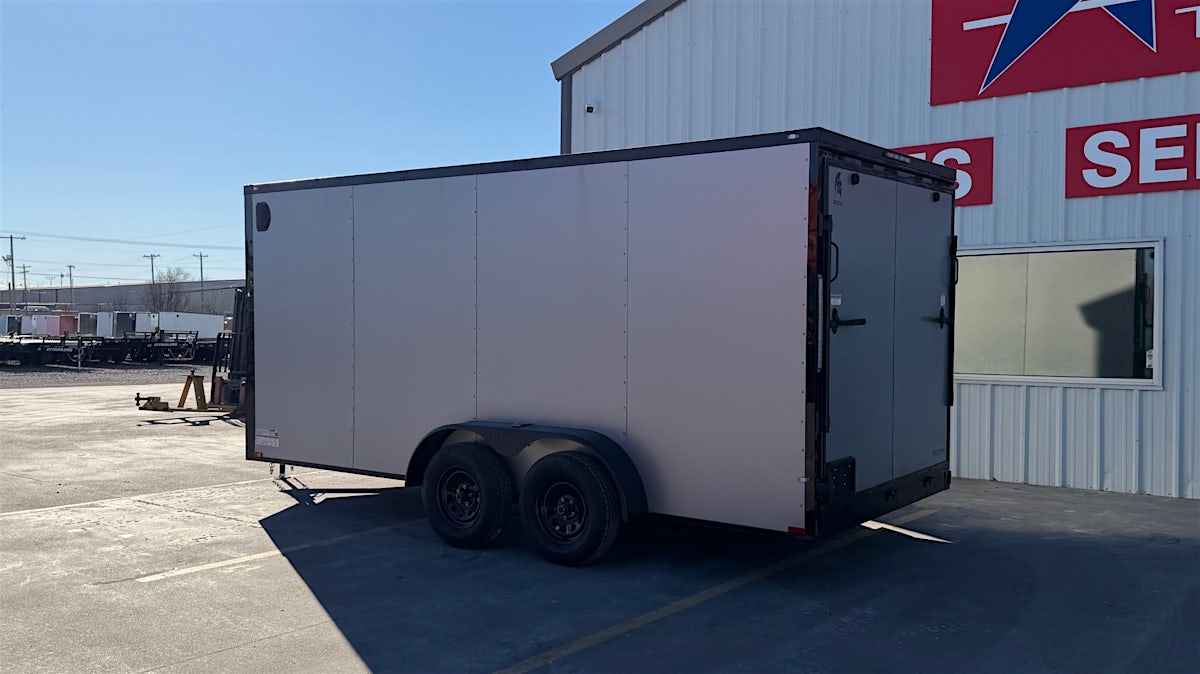 Spartan 7'x16' Enclosed Cargo Trailer w/ Rear Ramp Door (C2) - Stock #87663 - Image 3 of 8 Spartan 7'x16' Enclosed Cargo Trailer w/ Rear Ramp Door (C2) - Stock #87663 - Image 3 of 8