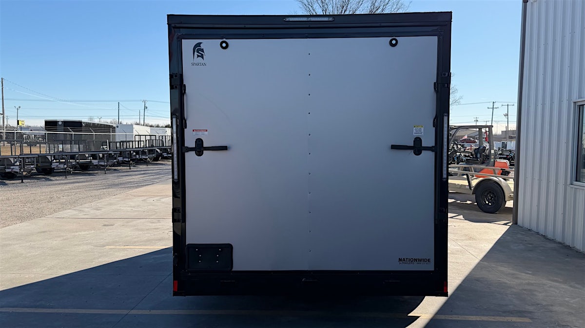 Spartan 7'x16' Enclosed Cargo Trailer w/ Rear Ramp Door (C2) - Stock #87663 - Image 4 of 8 Spartan 7'x16' Enclosed Cargo Trailer w/ Rear Ramp Door (C2) - Stock #87663 - Image 4 of 8