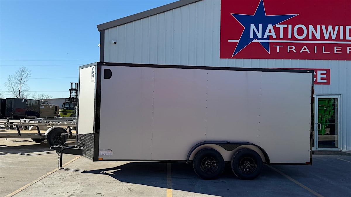 Spartan 7'x16' Enclosed Cargo Trailer w/ Rear Ramp Door (C2) - Stock #87663 - Image 7 of 8 Spartan 7'x16' Enclosed Cargo Trailer w/ Rear Ramp Door (C2) - Stock #87663 - Image 7 of 8