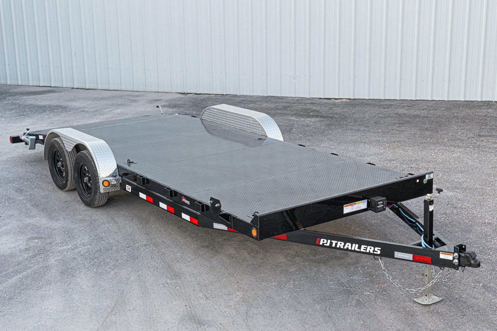 PJ Trailers 20'x83" Steel Deck Car Hauler Trailer (CH) - Stock #87664 - Image 1 of 19