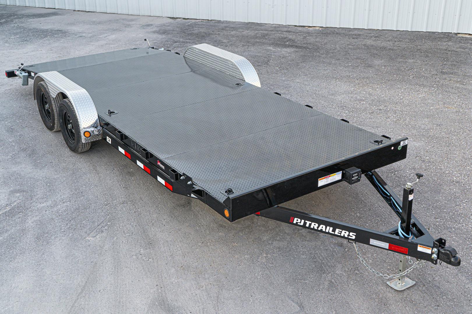 PJ Trailers 20'x83" Steel Deck Car Hauler Trailer (CH) - Stock #87664 - Image 4 of 19