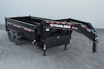 PJ Trailers 16'x83" Gooseneck HD Low Pro Dump Trailer w/ 3' Sides (DE) Stock #87665 - Thumbnail 2