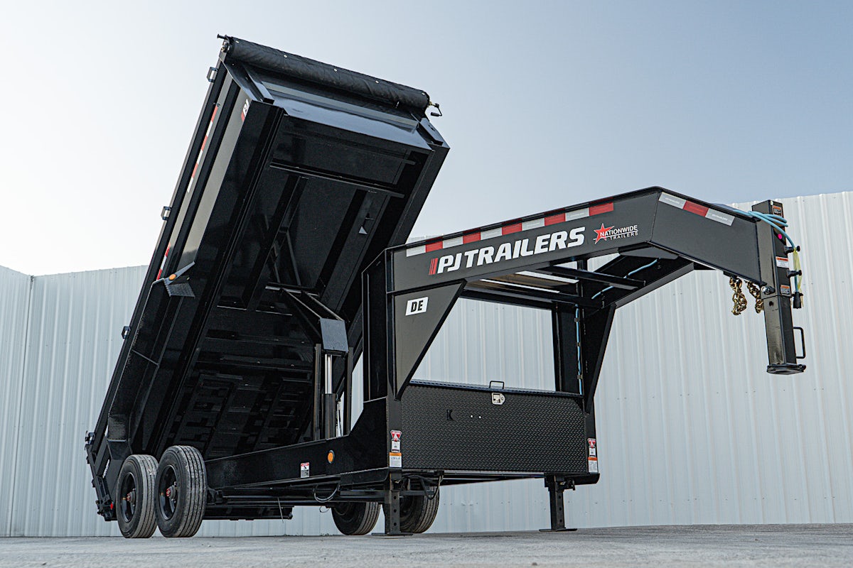 PJ Trailers 16'x83" Gooseneck HD Low Pro Dump Trailer w/ 3' Sides (DE) - Stock #87665 - Image 5 of 32 PJ Trailers 16'x83" Gooseneck HD Low Pro Dump Trailer w/ 3' Sides (DE) - Stock #87665 - Image 5 of 32