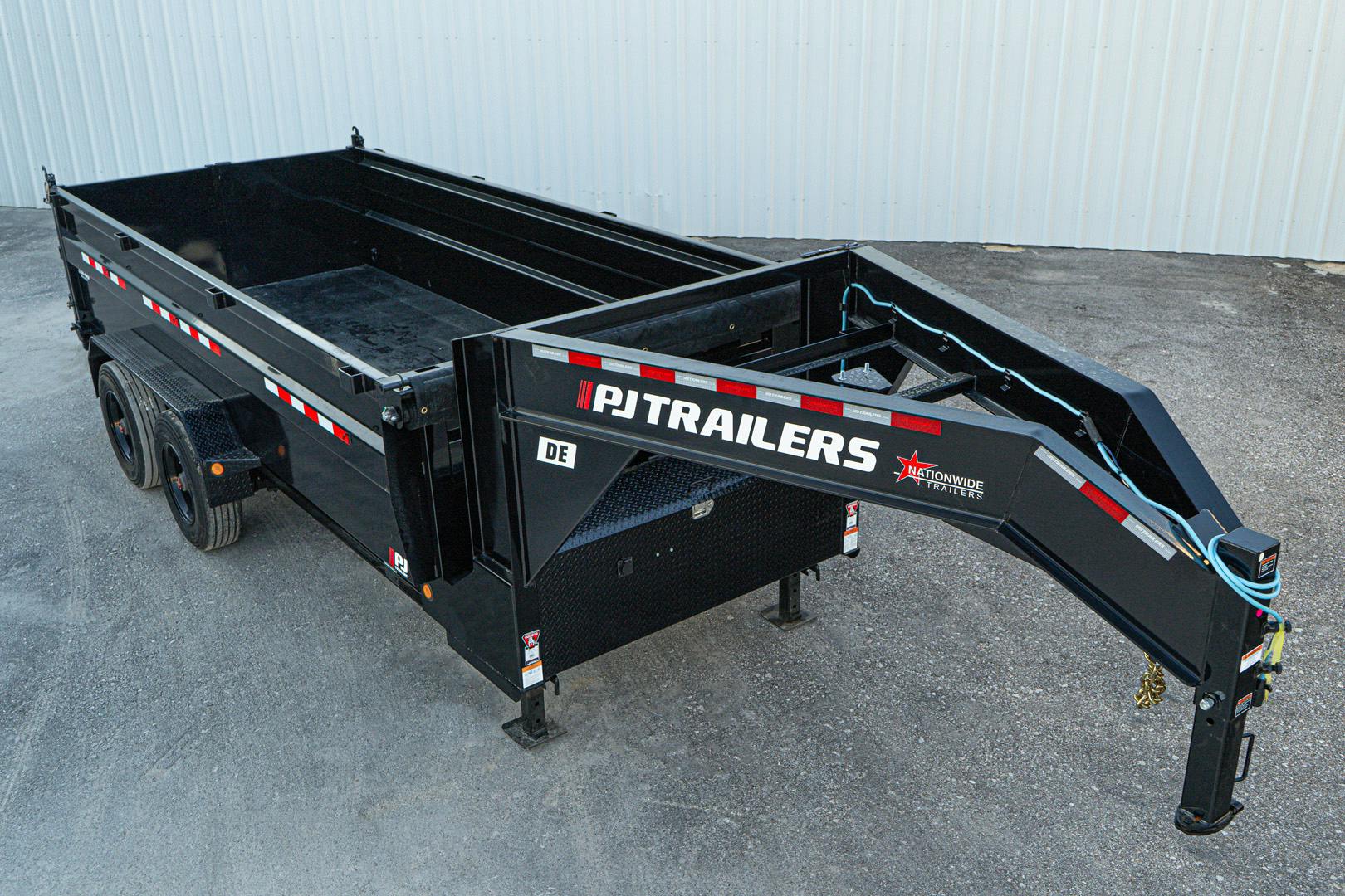 PJ Trailers 16'x83" Gooseneck HD Low Pro Dump Trailer w/ 3' Sides (DE) - Stock #87665 - Image 7 of 32