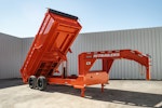 PJ Trailers 16'x83" Gooseneck HD Low Pro Dump Trailer w/ 3' Sides (DE) Stock #87666 - Thumbnail 3
