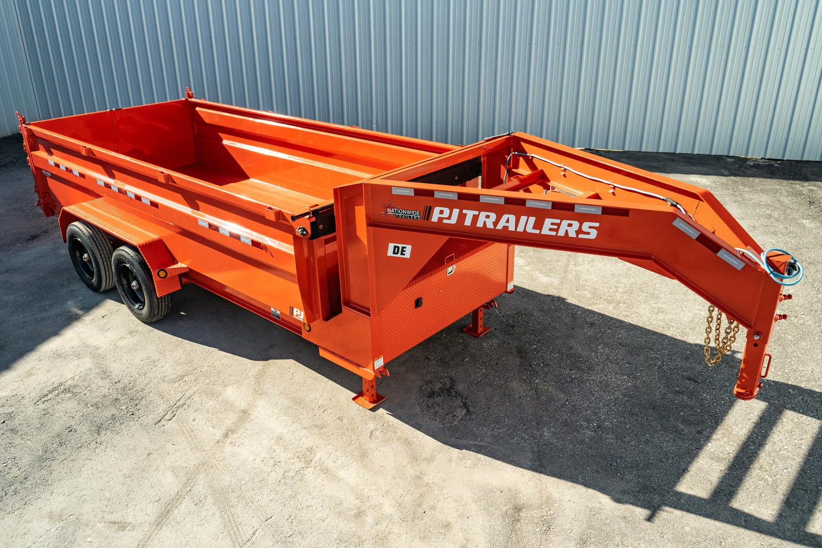 PJ Trailers 16'x83" Gooseneck HD Low Pro Dump Trailer w/ 3' Sides (DE) - Stock #87666 - Image 7 of 32