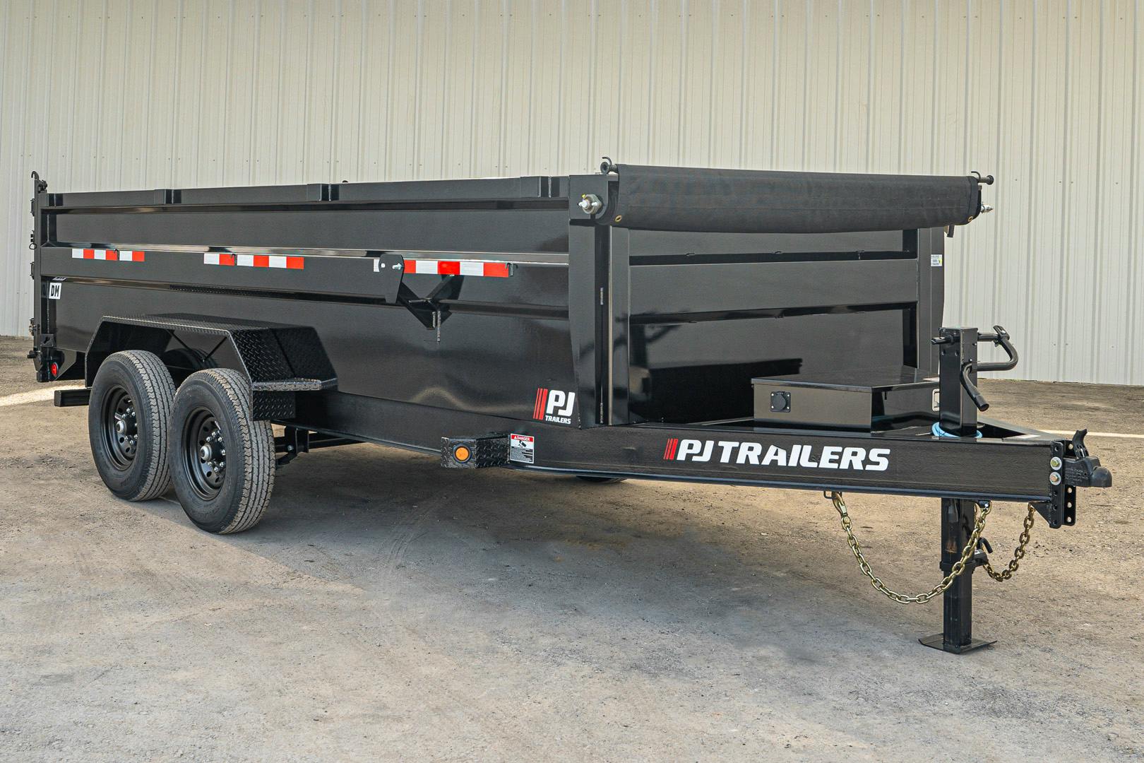 PJ Trailers 16'x83" Low Pro High Side Dump Trailer w/ 3' Sides (DM) - Stock #87667 - Image 5 of 22