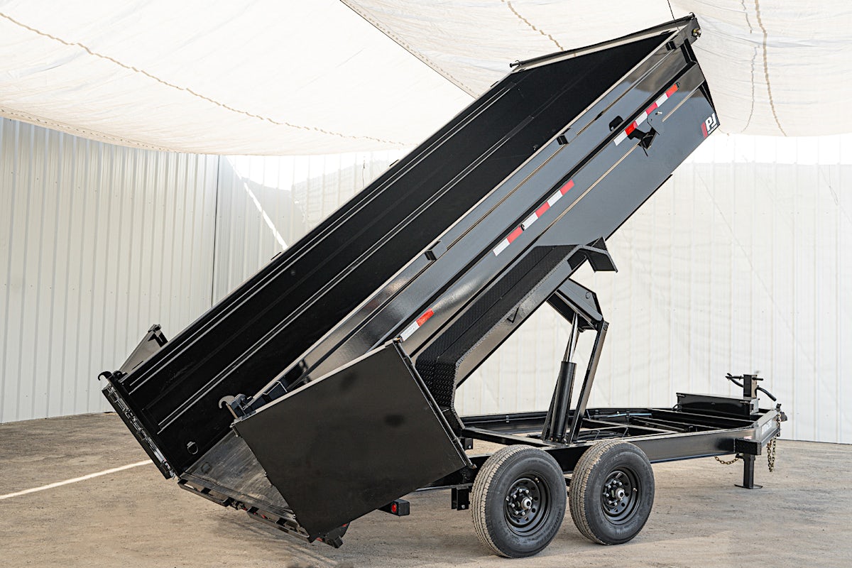 PJ Trailers 16'x83" Low Pro High Side Dump Trailer w/ 3' Sides (DM) - Stock #87667 - Image 1 of 22 PJ Trailers 16'x83" Low Pro High Side Dump Trailer w/ 3' Sides (DM) - Stock #87667 - Image 1 of 22