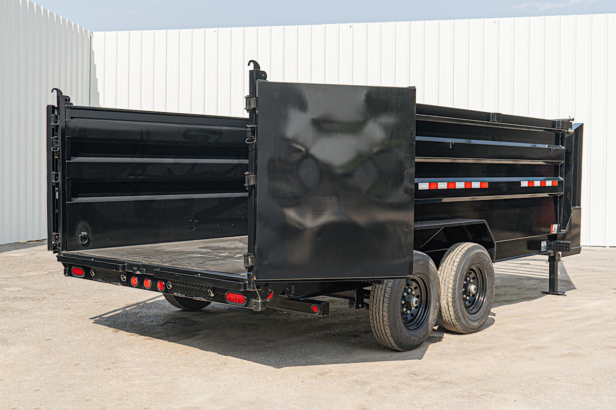 PJ Trailers 16'x83" Gooseneck Telescopic Dump Trailer w/ 4' Sides (DT) - Stock #87668 - Image 24 of 31 PJ Trailers 16'x83" Gooseneck Telescopic Dump Trailer w/ 4' Sides (DT) - Stock #87668 - Image 24 of 31